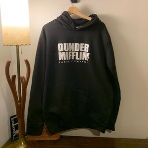 Dunder Mifflin The Office Hooded Sweatshirt Sz XL